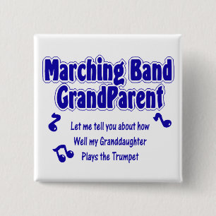 Marching Band Großeltern/ Trompet Button