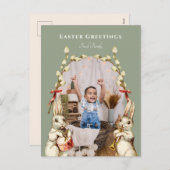 Marching Band Happy Easter Foto Postkarte (Vorne/Hinten)