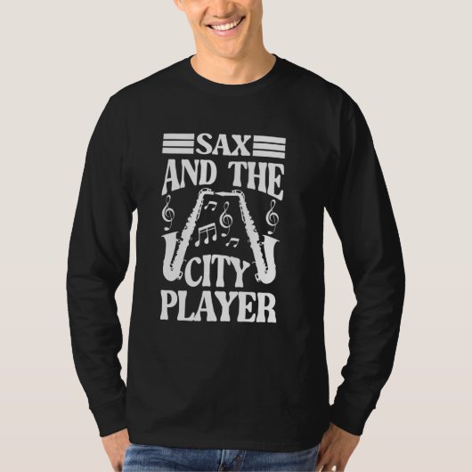 Marching Band Jazz Saxophon T-Shirt (Vorderseite)