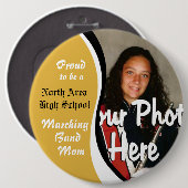 Marching-Band-Mama Button (Vorne & Hinten)