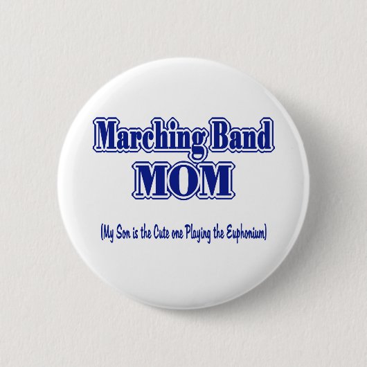 Marching-Band-Mama Button (Vorderseite)