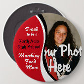 Marching-Band-Mama Button (Vorne & Hinten)