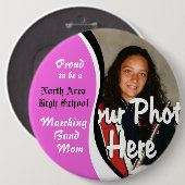 Marching-Band-Mama Button (Vorne & Hinten)