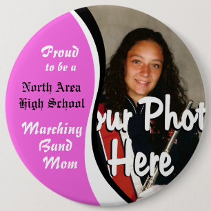 Marching-Band-Mama Button