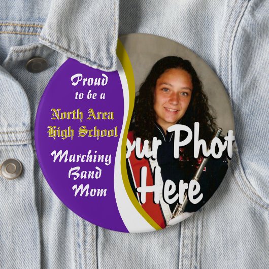 Marching-Band-Mama Button (Beispiel)