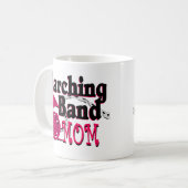 Marching Band Mama / Französisches Horn Kaffeetasse (Vorderseite Links)