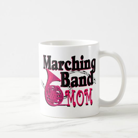 Marching Band Mama / Französisches Horn Kaffeetasse (Rechts)