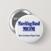 Marching Band Mama/Klarinette Button (Vorne & Hinten)