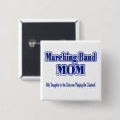 Marching Band Mama/Klarinette Button (Vorne & Hinten)