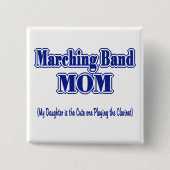 Marching Band Mama/Klarinette Button (Vorderseite)