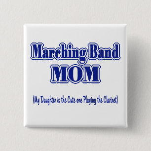 Marching Band Mama/Klarinette Button