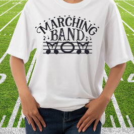 Marching Band Mama Notes Tshirt