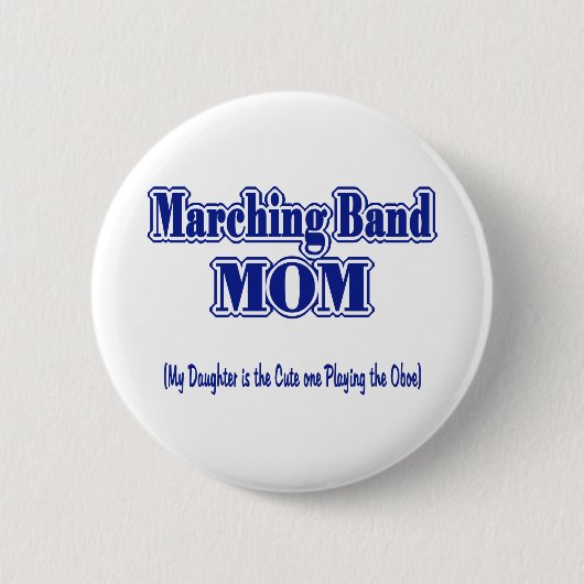 Marching Band Mama/Oboe Button (Vorderseite)