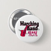 Marching Band Mama / Saxophon Button (Vorne & Hinten)
