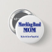 Marching Band Mama / Saxophon Button (Vorne & Hinten)