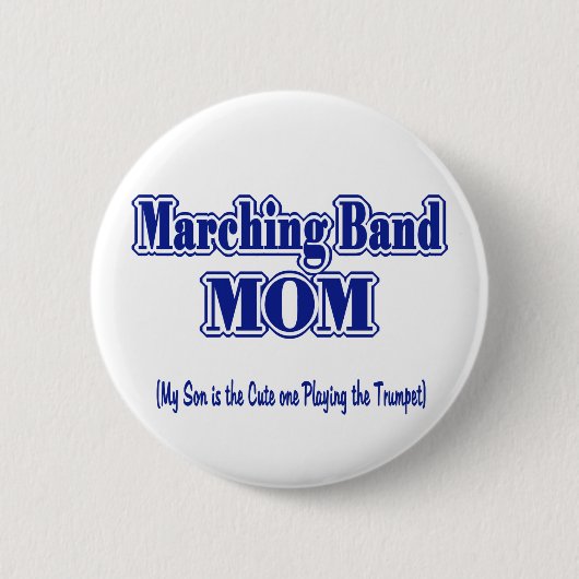 Marching Band Mama/ Trompete Button (Vorderseite)