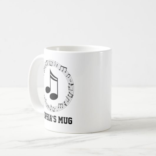 Marching Band Music Gift Drum Major Kaffeetasse (Vorderseite Links)