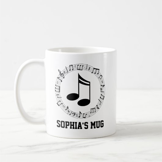 Marching Band Music Gift Drum Major Kaffeetasse (Links)