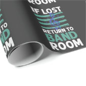 Marching Band Musical Note Clef Orchestra Band Geschenkpapier (Rolleneckpunkt)