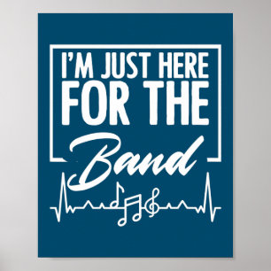 Marching Band Musiker Spieltags-Halbzeitshow Poster