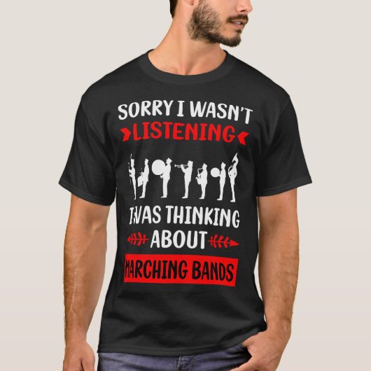 Marching Band nicht hören T-Shirt (Vorderseite)