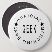 Marching Band Offiziell Geek Button (Vorne & Hinten)