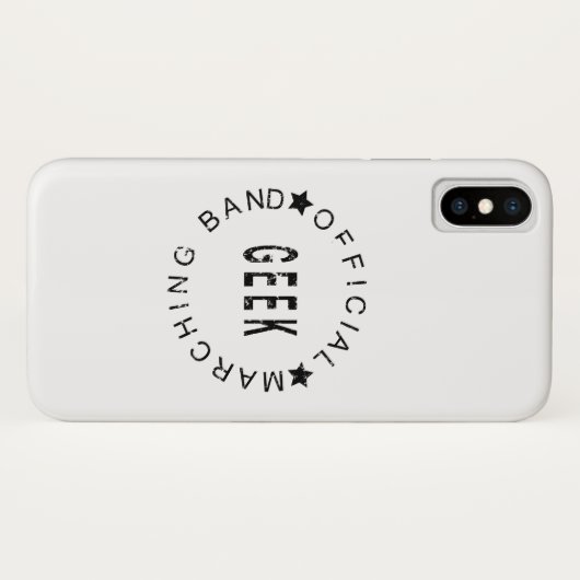 Marching Band Offiziell Geek Case-Mate iPhone Hülle (Rückseite (Horizontal))
