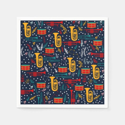 Marching Band Paper Napkins Serviette (Vorderseite)