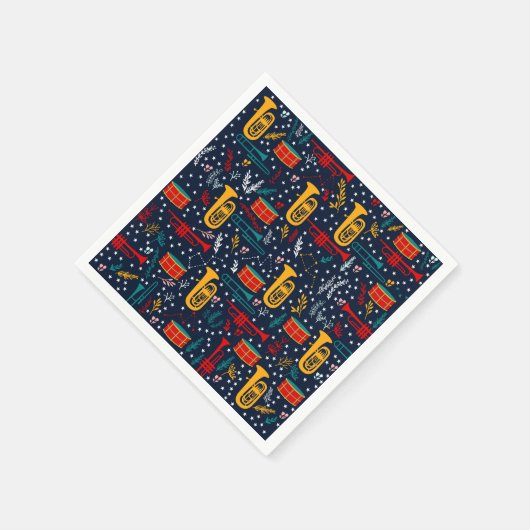Marching Band Paper Napkins Serviette (Ecke)