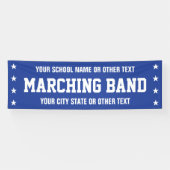 Marching Band Parade - beliebige Farbe/Worte Banne Banner (Horizontal)