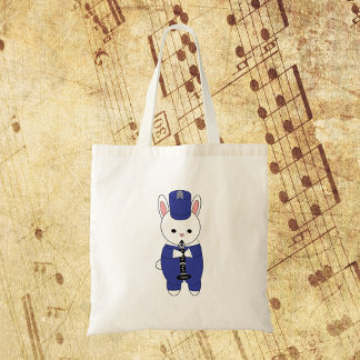 Marching Band Rabbit Klarinette Blau Weiß Tragetasche