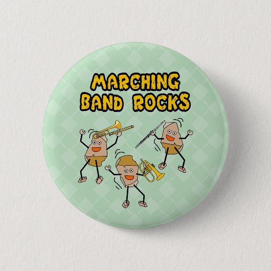 Marching Band Rocks Button (Vorderseite)