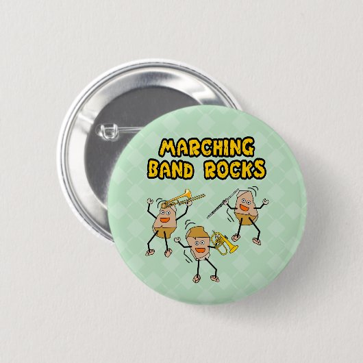Marching Band Rocks Button (Vorne & Hinten)