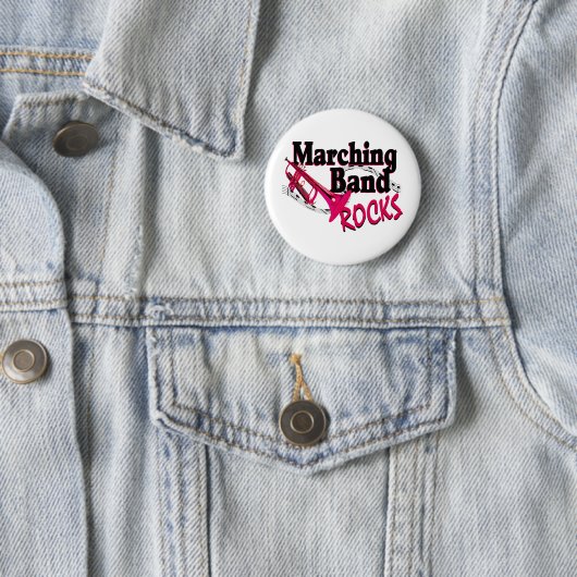 Marching Band Rocks Button (Beispiel)