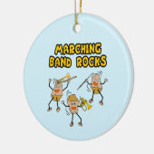 Marching Band Rocks Keramik Ornament (Links)