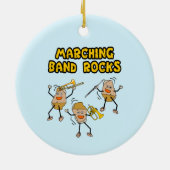 Marching Band Rocks Keramik Ornament (Hinten)
