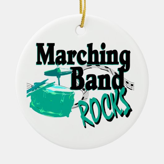 Marching Band Rocks Keramikornament (Vorne)