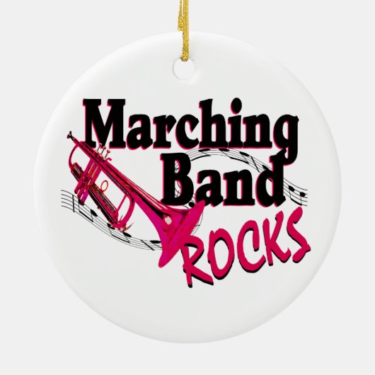 Marching Band Rocks Keramikornament (Hinten)