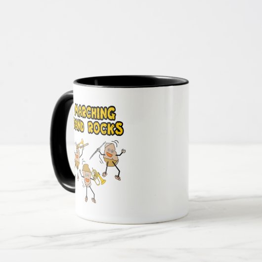 Marching Band Rocks Tasse (Vorderseite Links)