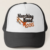 Marching Band Rocks Truckerkappe (Vorderseite)