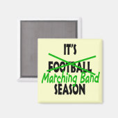 Marching-Band-Saison Magnet (Vorderseite/Rückseite)