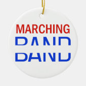 Marching Band School Name Drop Keramikornament (Vorne)