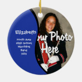 Marching Band Season Foto Keramikornament (Hinten)