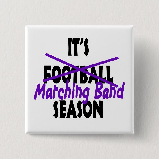 Marching Band Season/ Lila Button (Vorderseite)