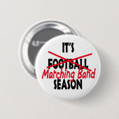 Marching Band Season / Rot Button (Vorne & Hinten)
