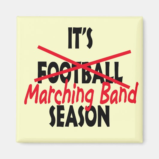 Marching Band Season / Rot Magnet (Vorne)