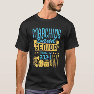 Marching Band Senior 2024 Musician Schließ Clas T-Shirt