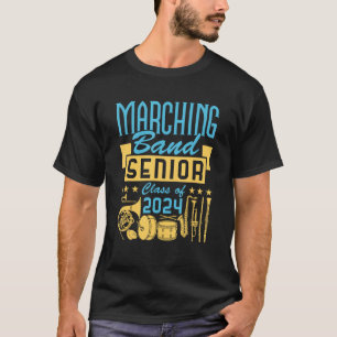 Marching Band Senior 2024 Musician Schließ Clas T-Shirt