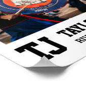 Marching Band Senior 2025 Sports Foto Collage Poster (Ecke)