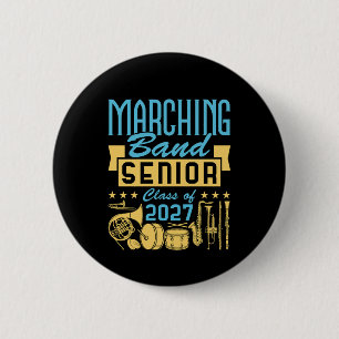 Marching Band Senior 2027 Button